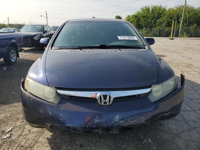 1HGFA16598L076814 - 2008 HONDA CIVIC LX BLUE photo 5