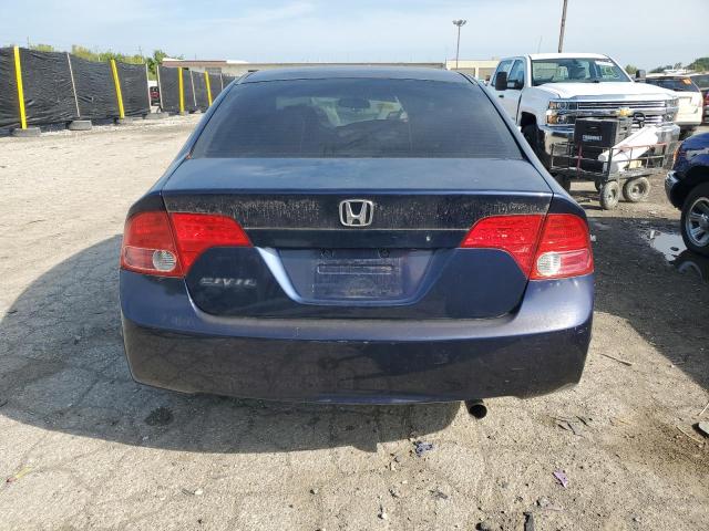 1HGFA16598L076814 - 2008 HONDA CIVIC LX BLUE photo 6