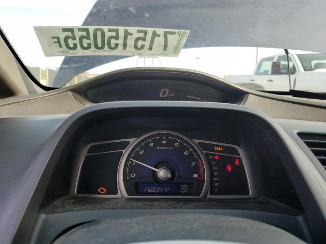 1HGFA16598L076814 - 2008 HONDA CIVIC LX BLUE photo 9