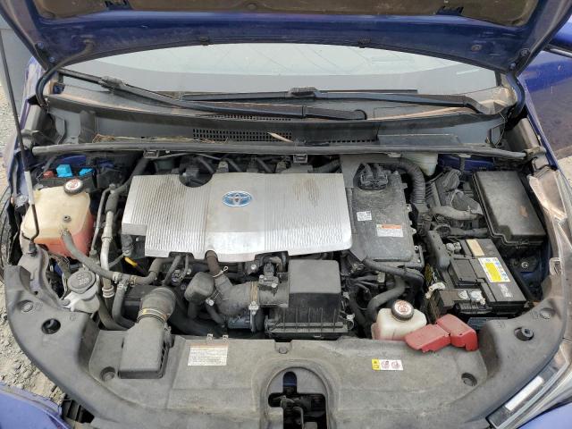 JTDKARFU5J3066435 - 2018 TOYOTA PRIUS 蓝色 照片 12