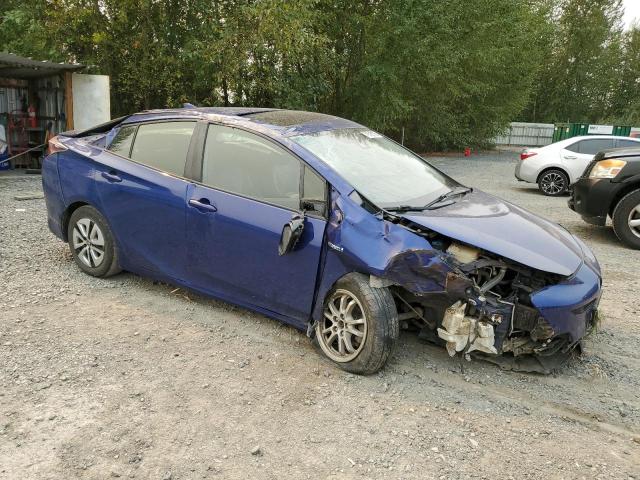 JTDKARFU5J3066435 - 2018 TOYOTA PRIUS 蓝色 照片 4
