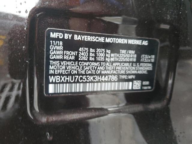 WBXHU7C53K3H44786 - 2019 BMW X1 SDRIVE28I BROWN photo 13