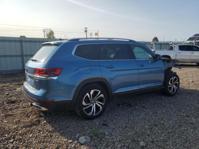 1V2TP2CA7MC520045 - 2021 VOLKSWAGEN ATLAS SEL PREMIUM Mavi fotoğraf 3