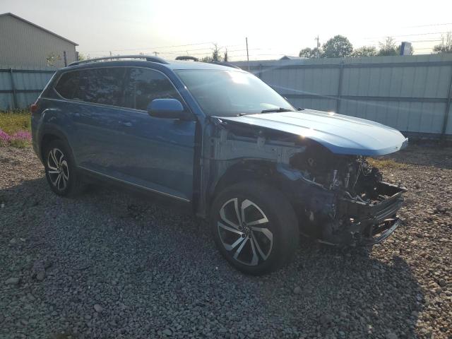 1V2TP2CA7MC520045 - 2021 VOLKSWAGEN ATLAS SEL PREMIUM Mavi fotoğraf 4