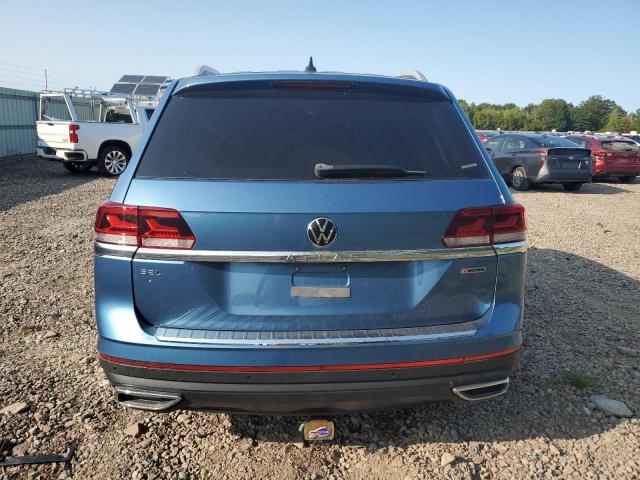 1V2TP2CA7MC520045 - 2021 VOLKSWAGEN ATLAS SEL PREMIUM Mavi fotoğraf 6