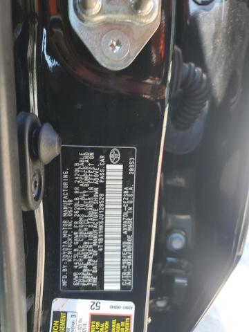 4T1B11HK6JU129528 - 2018 TOYOTA CAMRY L BLACK photo 12