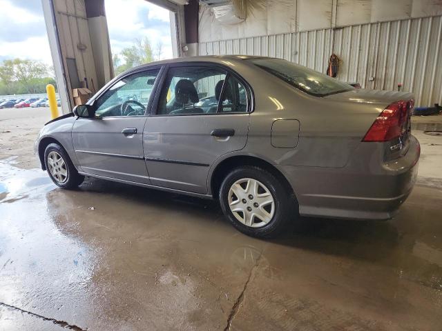 1HGES163X5L022392 - 2005 HONDA CIVIC DX VP GRAY photo 2