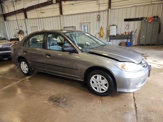 1HGES163X5L022392 - 2005 HONDA CIVIC DX VP GRAY photo 4