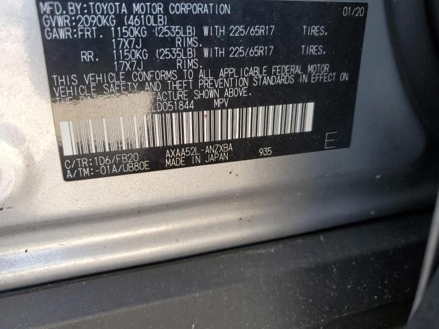 JTMH1RFV2LD051844 - 2020 TOYOTA RAV4 LE GRAY photo 13