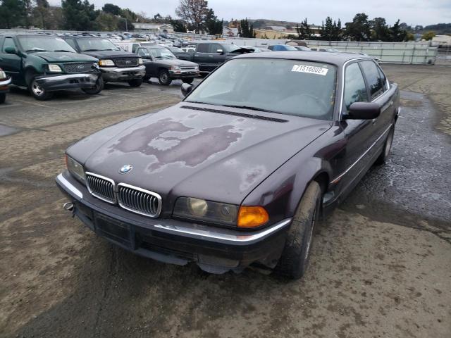 WBAGJ8323VDL40294 - 1997 BMW 7 SERIES IL PURPLE photo 1