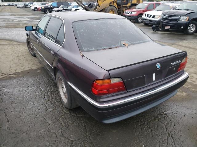 WBAGJ8323VDL40294 - 1997 BMW 7 SERIES IL PURPLE photo 2