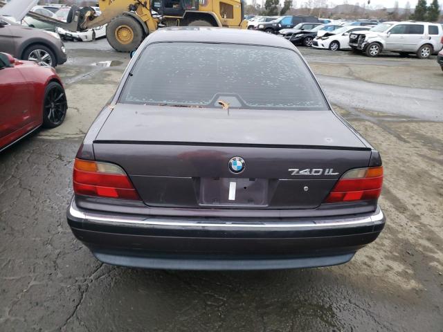 WBAGJ8323VDL40294 - 1997 BMW 7 SERIES IL PURPLE photo 6