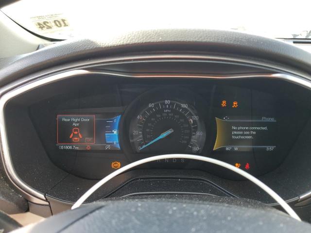 3FA6P0HD9KR285268 - 2019 FORD FUSION SE თეთრი ფოტო 9