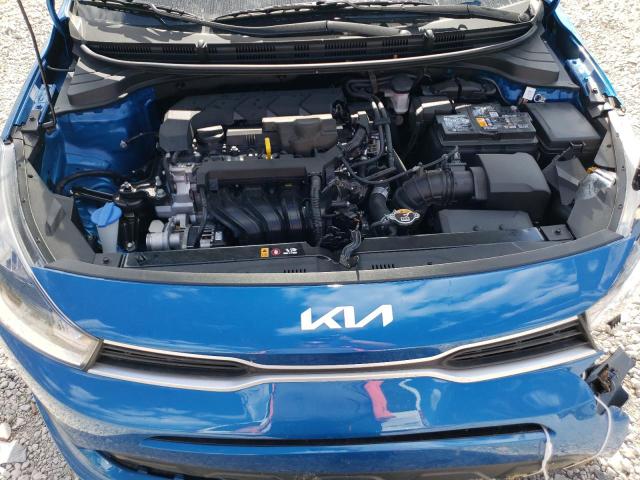 3KPA24ADXPE598395 - 2023 KIA RIO LX BLUE photo 11