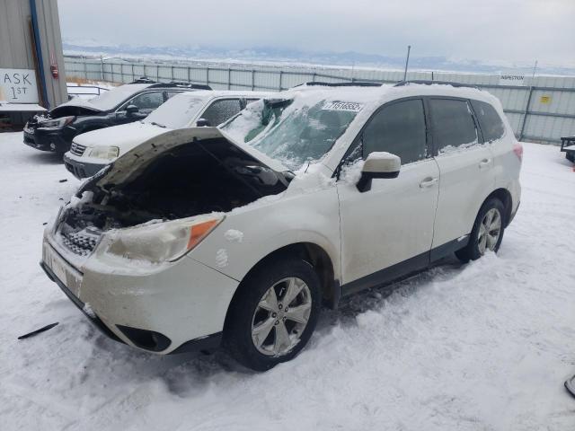 JF2SJAHC4EH538608 - 2014 SUBARU FORESTER 2.5I LIMITED WHITE photo 1