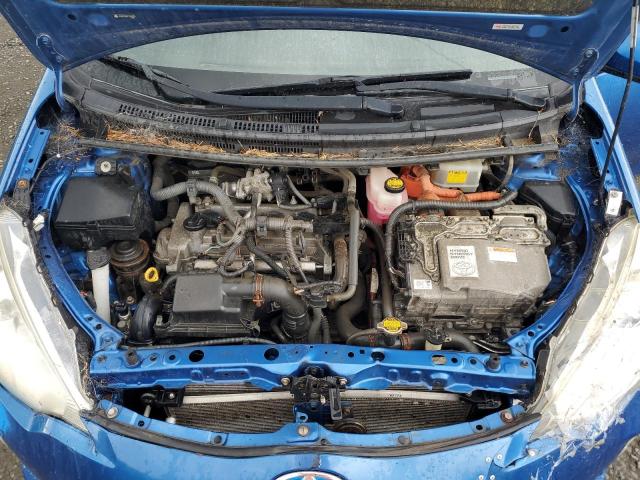 JTDKDTB38D1532439 - 2013 TOYOTA PRIUS C Niebieski zdjęcie 11