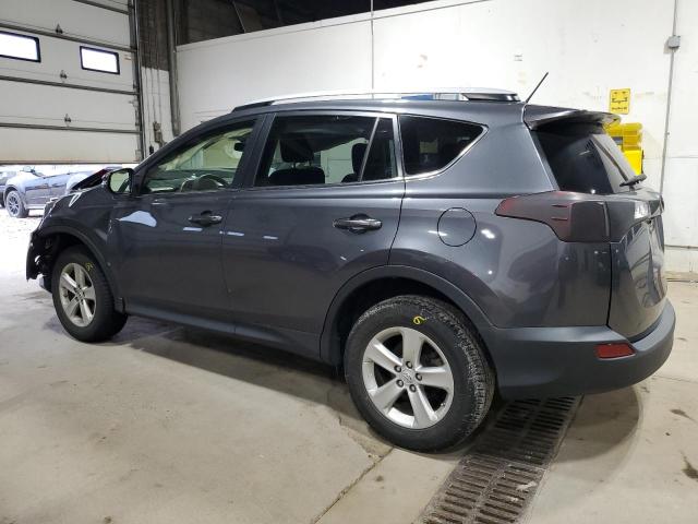 JTMRFREV1DD040441 - 2013 TOYOTA RAV4 XLE CHARCOAL photo 2