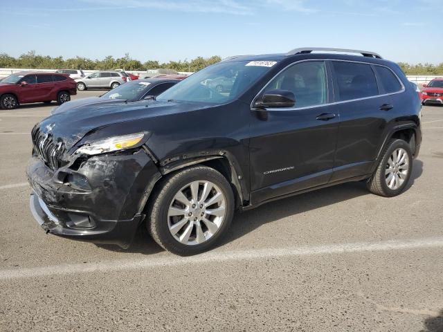 1C4PJLJB9GW315643 - 2016 JEEP CHEROKEE OVERLAND BLACK photo 1