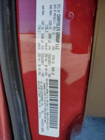 2C4RC1CG3CR386985 - 2012 CHRYSLER TOWN & COU TOURING L BURGUNDY photo 13