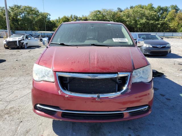 2C4RC1CG3CR386985 - 2012 CHRYSLER TOWN & COU TOURING L BURGUNDY photo 5