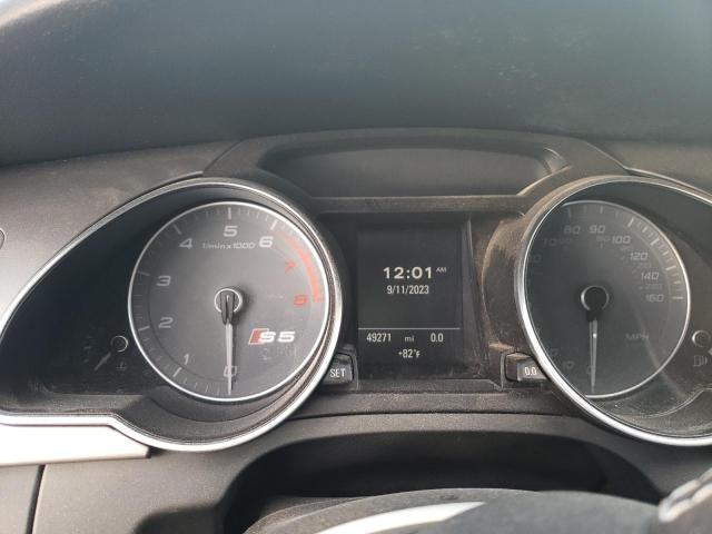 WAUCGAFR5DA074130 - 2013 AUDI S5 PREMIUM PLUS თეთრი ფოტო 9