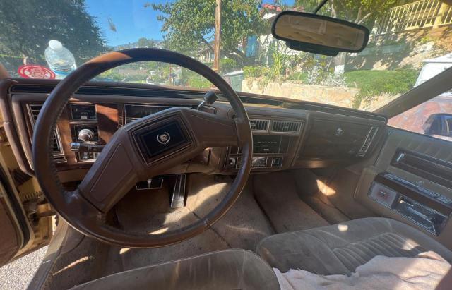 1G6DW51Y9H9713703 - 1987 CADILLAC BROUGHAM CREAM photo 9