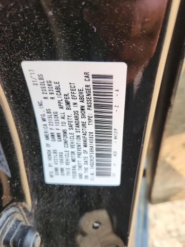 1HGCR2F58HA145926 - 2017 HONDA ACCORD SPORT 黑色 照片 12