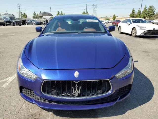 ZAM57RTA1F1134590 - 2015 MASERATI GHIBLI S 蓝色 照片 5