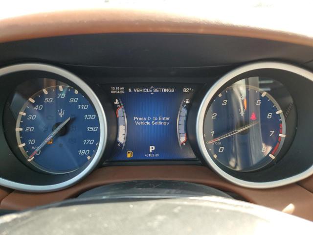 ZAM57RTA1F1134590 - 2015 MASERATI GHIBLI S 蓝色 照片 9