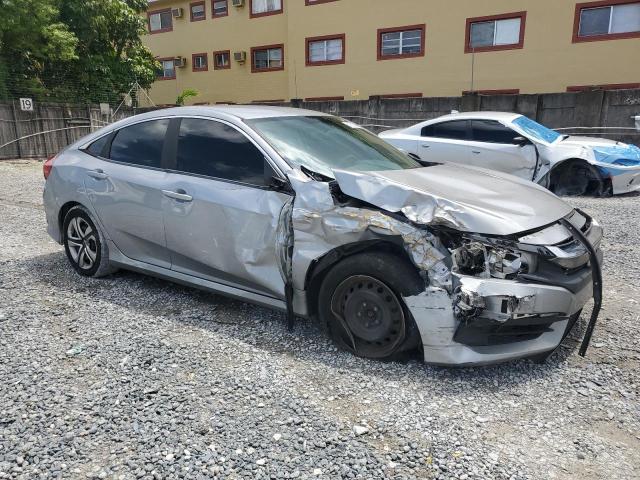 2HGFC2F54JH561509 - 2018 HONDA CIVIC LX 银色 照片 4