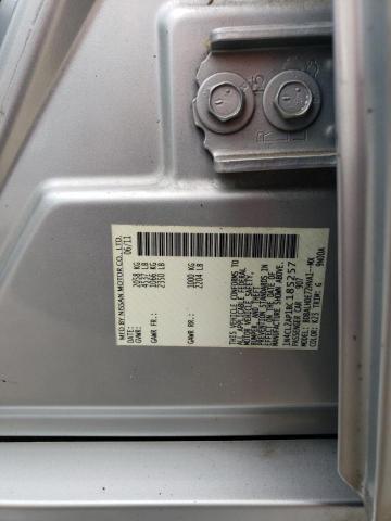 1N4CL2AP1BC185257 - 2011 NISSAN ALTIMA HYBRID SILVER photo 12