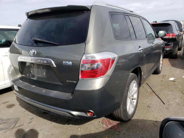 JTEJW3EH7A2045229 - 2010 TOYOTA HIGHLANDER HYBRID LIMITED GRAY photo 3