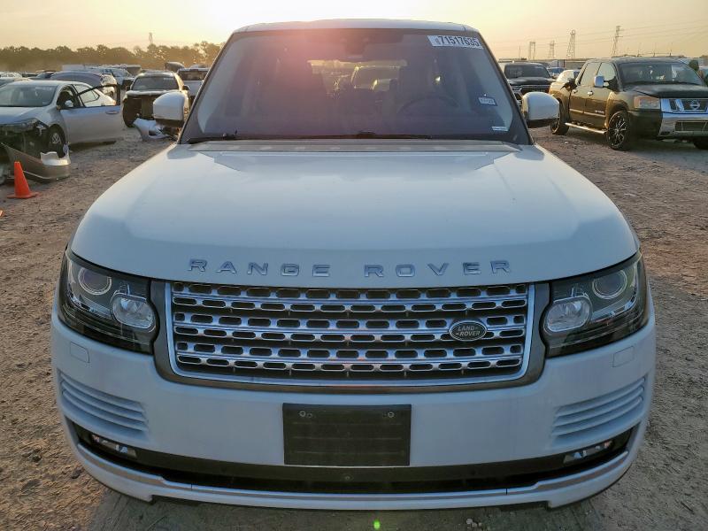 SALGS2FV1HA352848 - 2017 LAND ROVER RANGE ROVE HSE WHITE photo 5