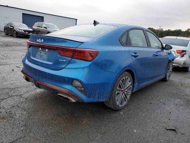 3KPF44AC1PE517307 - 2023 KIA FORTE GT BLUE photo 3