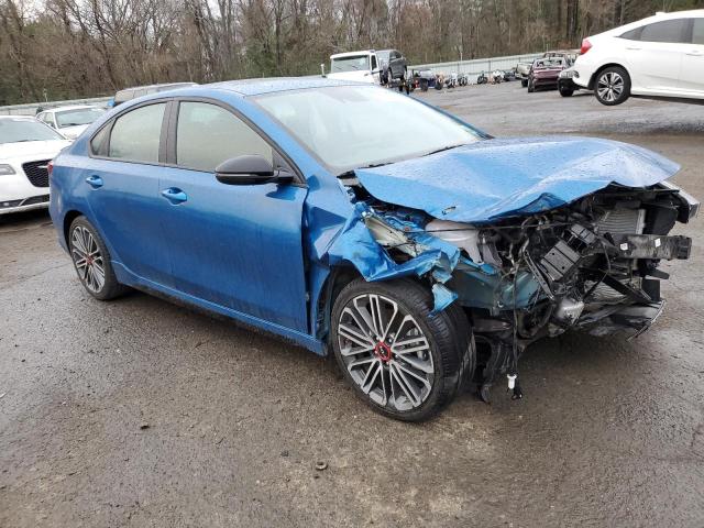 3KPF44AC1PE517307 - 2023 KIA FORTE GT BLUE photo 4