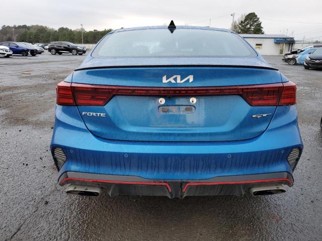 3KPF44AC1PE517307 - 2023 KIA FORTE GT BLUE photo 6