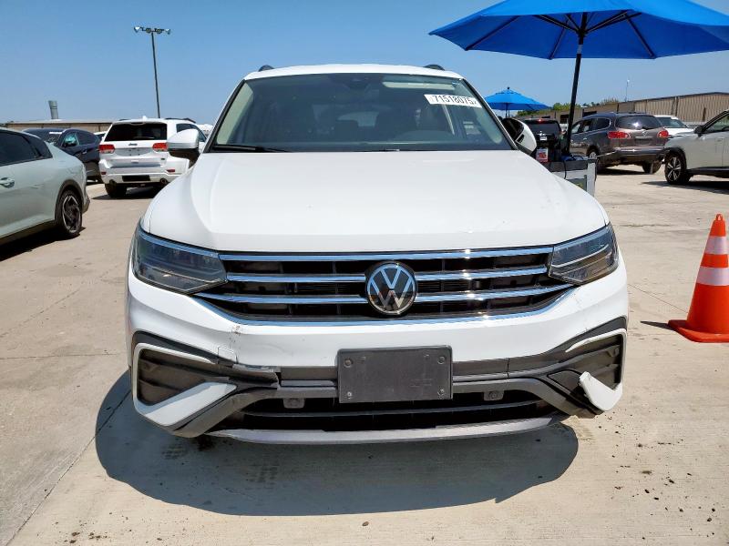 3VVRB7AX5RM162322 - 2024 VOLKSWAGEN TIGUAN S WHITE photo 5