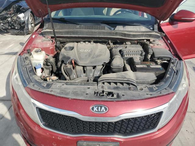5XXGN4A76CG088722 - 2012 KIA OPTIMA EX RED photo 11
