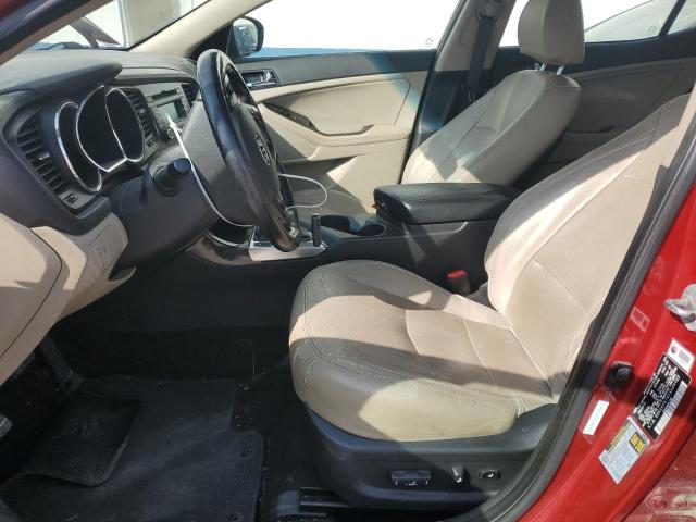 5XXGN4A76CG088722 - 2012 KIA OPTIMA EX RED photo 7