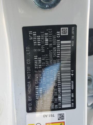 JHMFL4H87SX006941 - 2025 HONDA CIVIC SPORT Beyaz fotoğraf 13