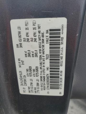 1D7HA18228S500274 - 2008 DODGE RAM 1500 ST GRAY photo 12