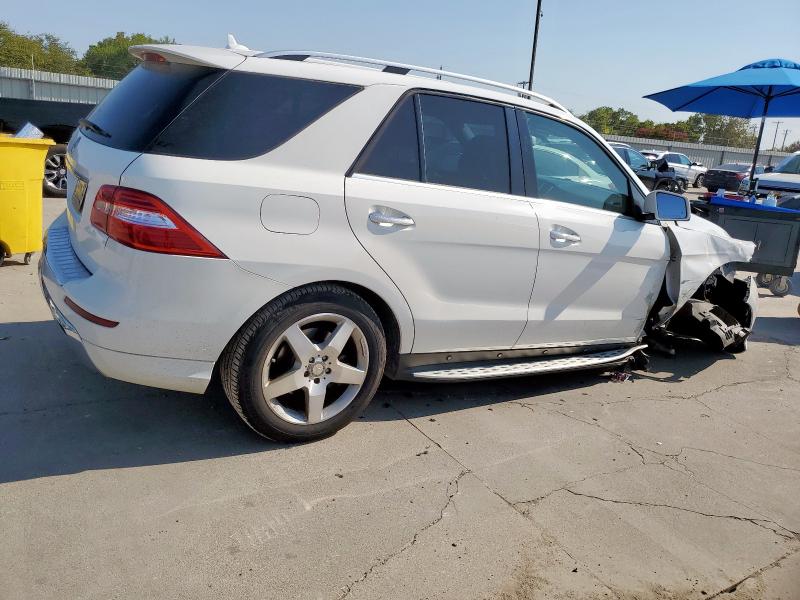 4JGDA5JB6EA373973 - 2014 MERCEDES-BENZ ML 350 WHITE photo 3