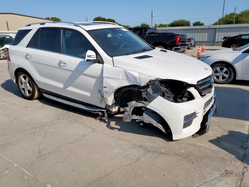 4JGDA5JB6EA373973 - 2014 MERCEDES-BENZ ML 350 WHITE photo 4