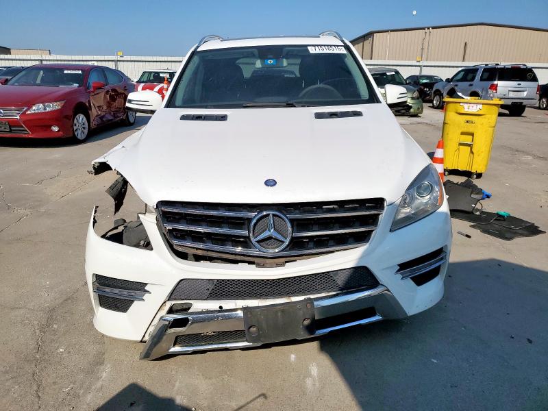 4JGDA5JB6EA373973 - 2014 MERCEDES-BENZ ML 350 WHITE photo 5