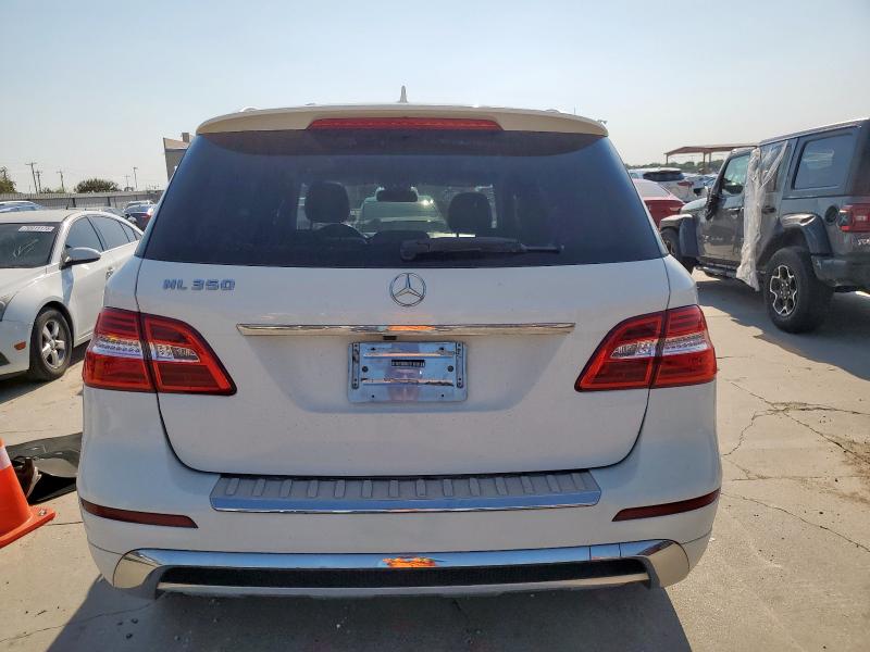 4JGDA5JB6EA373973 - 2014 MERCEDES-BENZ ML 350 WHITE photo 6