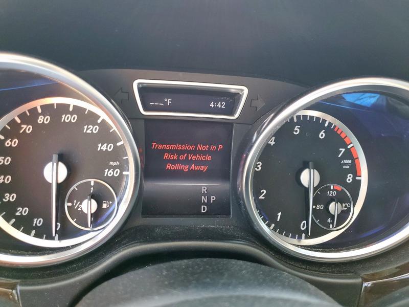 4JGDA5JB6EA373973 - 2014 MERCEDES-BENZ ML 350 WHITE photo 9