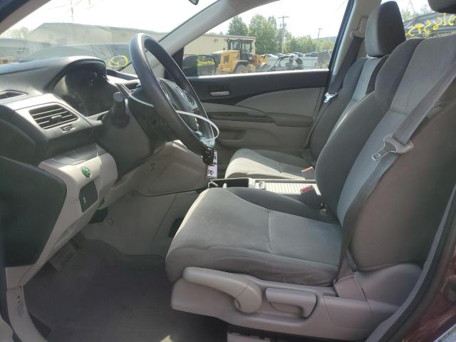 5J6RM4H34DL067233 - 2013 HONDA CR-V LX BURGUNDY photo 7