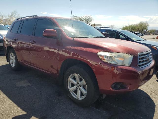 5TDZK3EH1AS018541 - 2010 TOYOTA HIGHLANDER RED photo 4