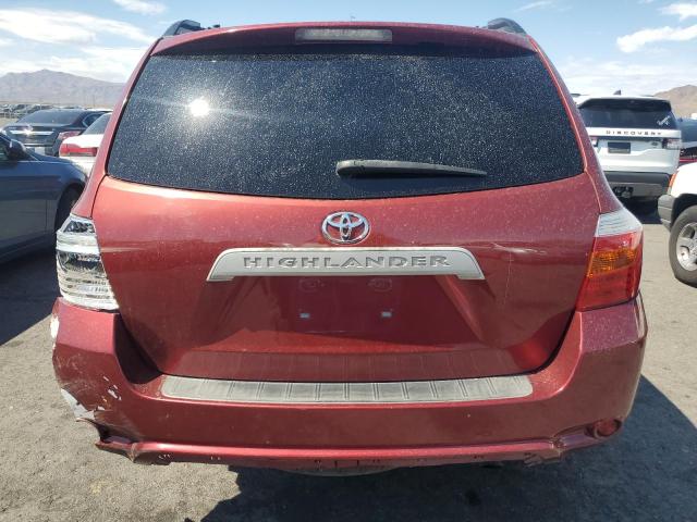 5TDZK3EH1AS018541 - 2010 TOYOTA HIGHLANDER RED photo 6
