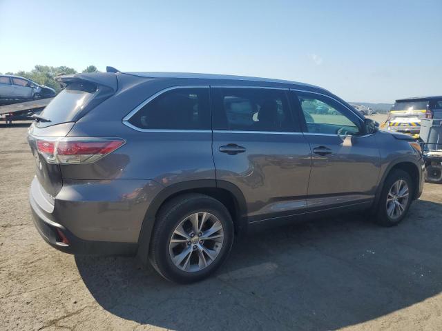 5TDJKRFHXES056435 - 2014 TOYOTA HIGHLANDER XLE GRAY photo 3